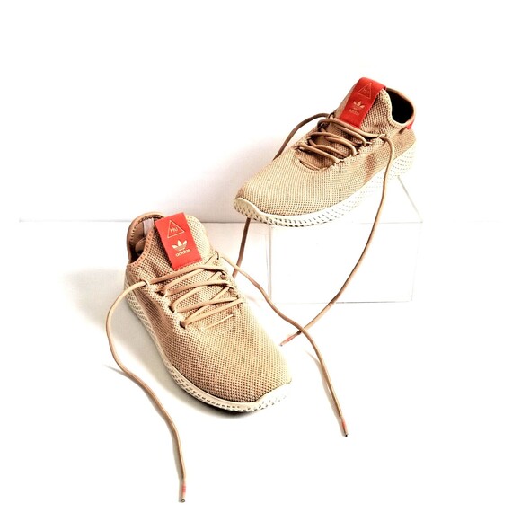 ADIDAS x Pharrell Williams Women's Sneakers Tan Light Brown Humanrace HU Sz 8 40 - Picture 1 of 12
